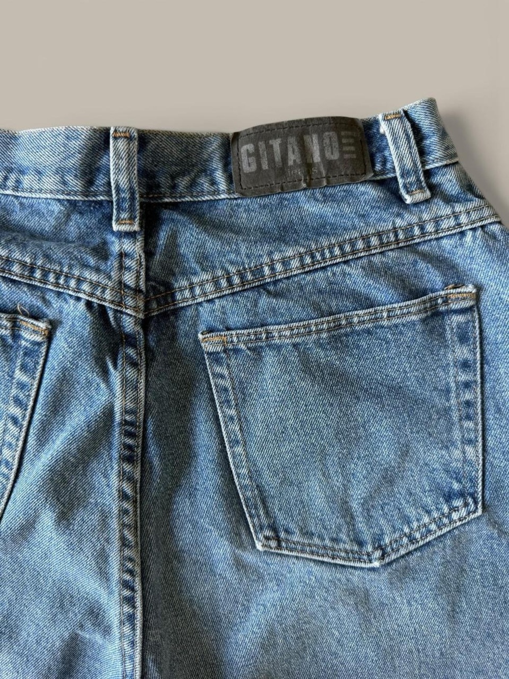 Vintage Gitano High Rise Tapered Mom Jeans 10P 80s 90s Grunge Denim Retro Blue - Picture 3 of 6